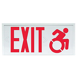 400WX-G3 Die-Cast Aluminum LED Exit with GUARDIAN G3