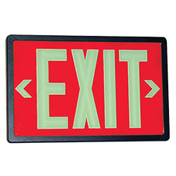 CHIC Series City of Chicago Steel LED Exit Sign/Emergency Lighting Combo