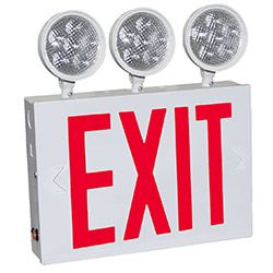 NY900C Series New York City Approved LED Edge-lit Combo Exit