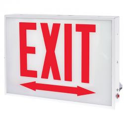 CHIC Series City of Chicago Steel LED Exit Sign/Emergency Lighting Combo