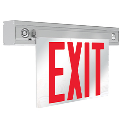 NY900C Series New York City Approved LED Edge-lit Combo Exit