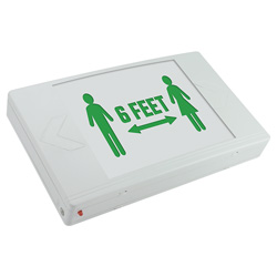 VEX-SD Series Thermoplastic Social Distancing Sign