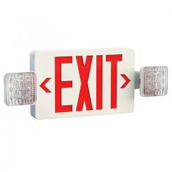 VLED-EL90L Series Thermoplastic LED Exit Combo