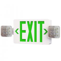 VLED-EL90L Series Thermoplastic LED Exit Combo